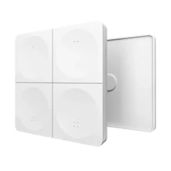 MiBoxer Vægpanel | Fjernbetjening | Dæmp+CCT | 4 Zoner | K4-W | Hvid