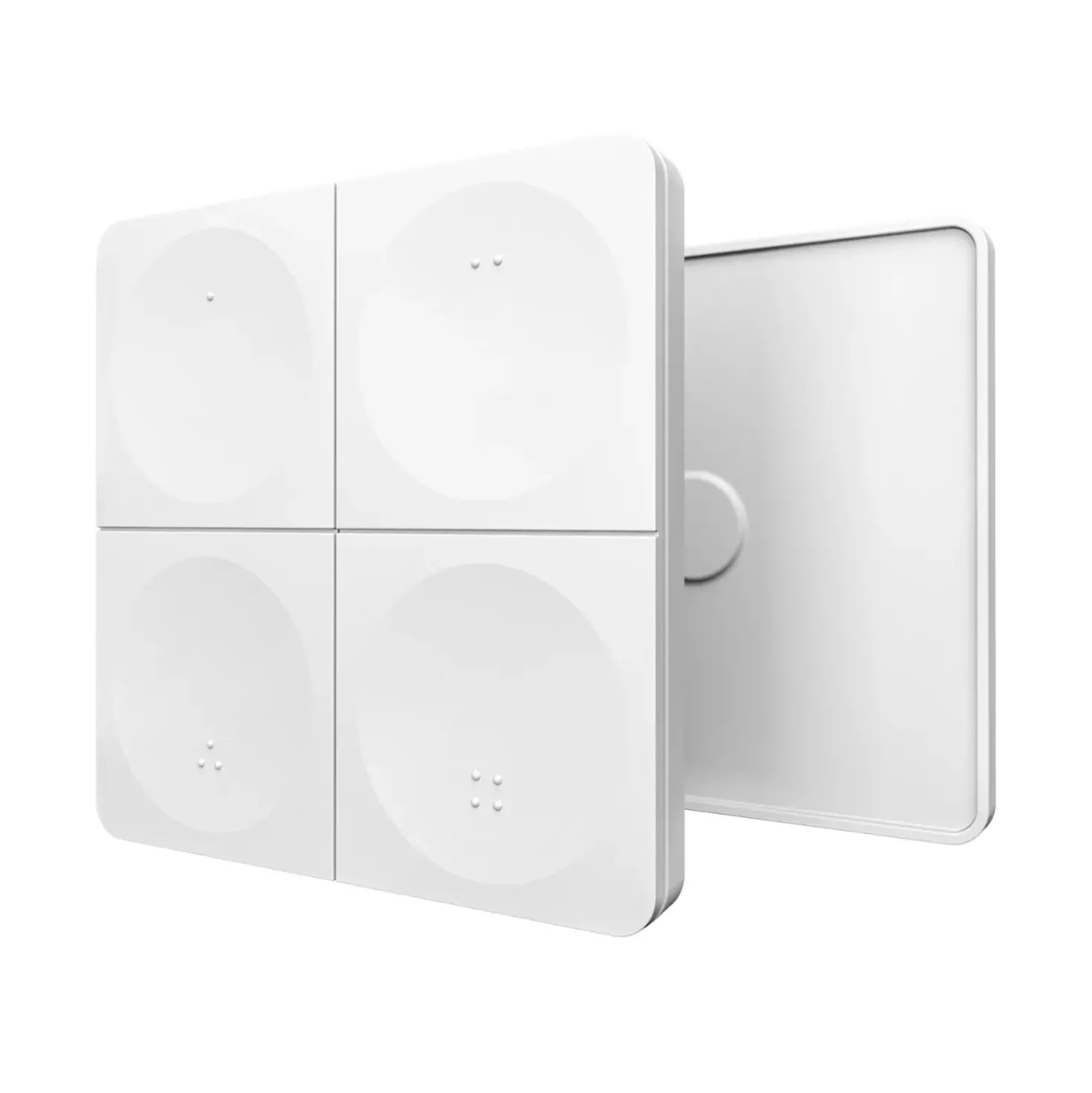 MiBoxer Vægpanel | Fjernbetjening | Dæmp+CCT | 4 Zoner | K4-W | Hvid