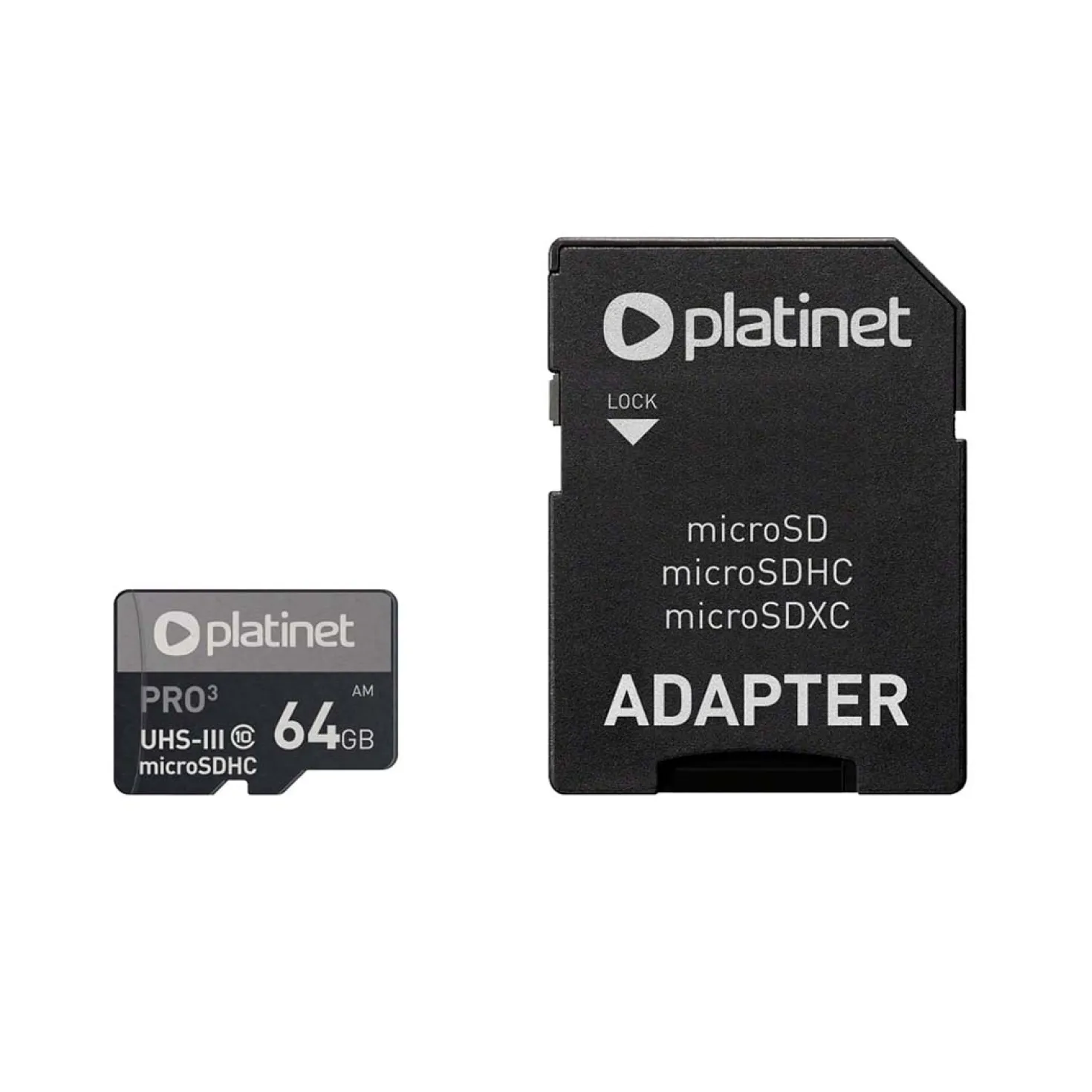 Micro SD Kort | 64GB | Hukommelseskort | Adapter | MicroSDXC (UHS-III)