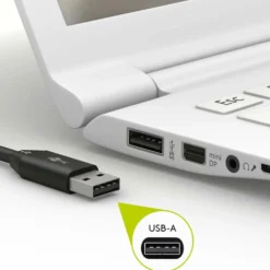 Micro USB Kabel | 2.5A | 1m | USB A | Sort (72227)