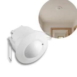 Mikrobølge Bevægelsessensor | 1-8m | 360° | IP20 | Hvid