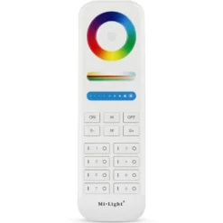 Mi-Light Fjernbetjening | RGB+CCT | 8 Zoner | Hvid | FUT089