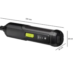 Mini Elektrisk Skuetrækker Sæt | 28 Dele | Sort