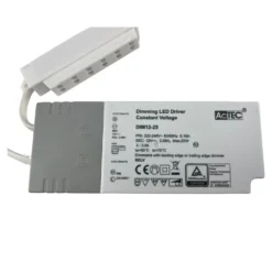 MITO driver 12V med 6 udgange | m/tilslutningsledning. m/stik
