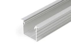 2m LED Skinne | 23x21mm | Alu | LED Profil til Indbyg | Sæt