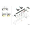 2m LED Skinne | 23x9mm | Hvid | LED Profil til Påbyg | Sæt