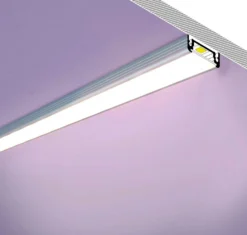 2m LED Skinne | 23x9mm | Hvid | LED Profil til Påbyg | Sæt