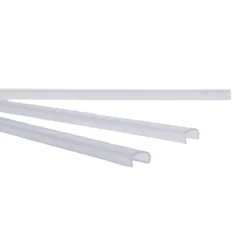 1m Plastikprofil til Glorie 230V LED Strip | Gennemsigtig