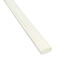 1m Plastprofil | 16x7mm | Hvid | Passer til LED strips | Slim