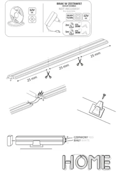 Neon LED Strip 12V | 5m | 6mm | Blå | 5.4W/m | IP65