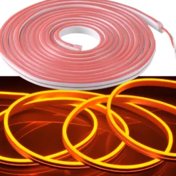 Neon LED Strip 24V | 5m | 6mm | Orange | 350lm/m | 8W/m | IP65