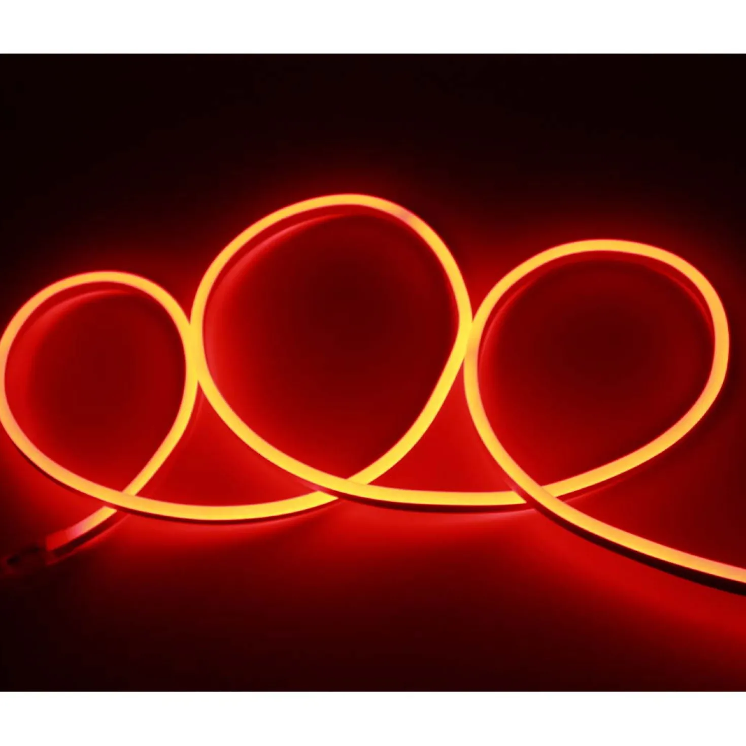 Neon LED Strip 230V | Rød | 300lm/m | 8.5W/m | IP65 | FLEX