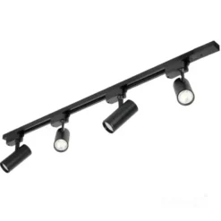 NEXTRACK GO LOFTLAMPE | 1M SKINNE | 4x GU10 SPOTS | SORT