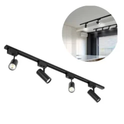 NEXTRACK GO LOFTLAMPE | 1M SKINNE | 4x GU10 SPOTS | SORT