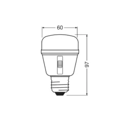 OSRAM Grolys Pære | Vækstspektrum | E27 | 330lm | 10W