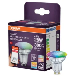 OSRAM SMART+ GU10 | Zigbee | RGB+CCT | 300lm | 4.9W