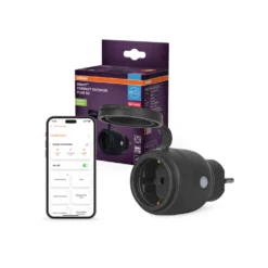 OSRAM Smart Plug Udendørs | Zigbee 3.0 | IP44 | Sort
