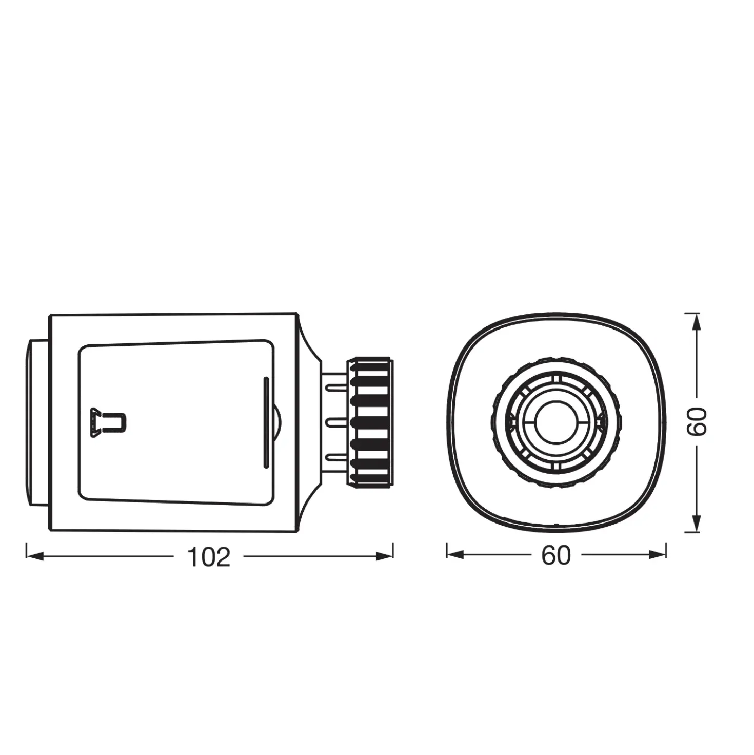 OSRAM Smart WiFi Radiator Termostat | 3-pak | Hvid