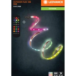 OSRAM SMD LED Strip 230V | 10m | RGB | 7W/m | IP65 | FLEX