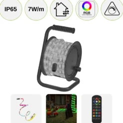 OSRAM SMD LED Strip 230V | 10m | RGB | 7W/m | IP65 | FLEX