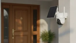 Overvågningskamera inkl. Solcellepanel | Udendørs | 4G | Pan Tilt