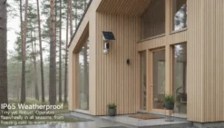 Overvågningskamera og solcellepanel | Udendørs | WIFI
