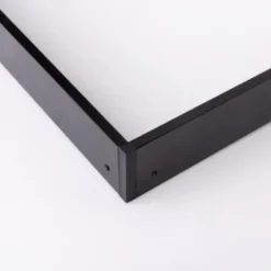 Påbygningsamme til LED Panel 30x120 | Skrueløs | Sort