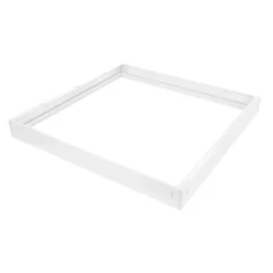Påbygningsramme til LED Panel 60x60 | 63mm | Skrueløs | Hvid