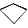 Påbygningsramme til LED Panel 60x60 | 45mm | Skrueløs | Sort