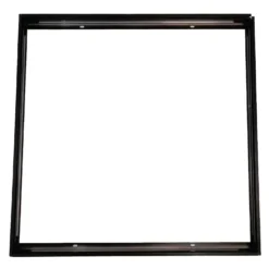 Påbygningsramme til LED Panel 60x60 | 45mm | Skrueløs | Sort