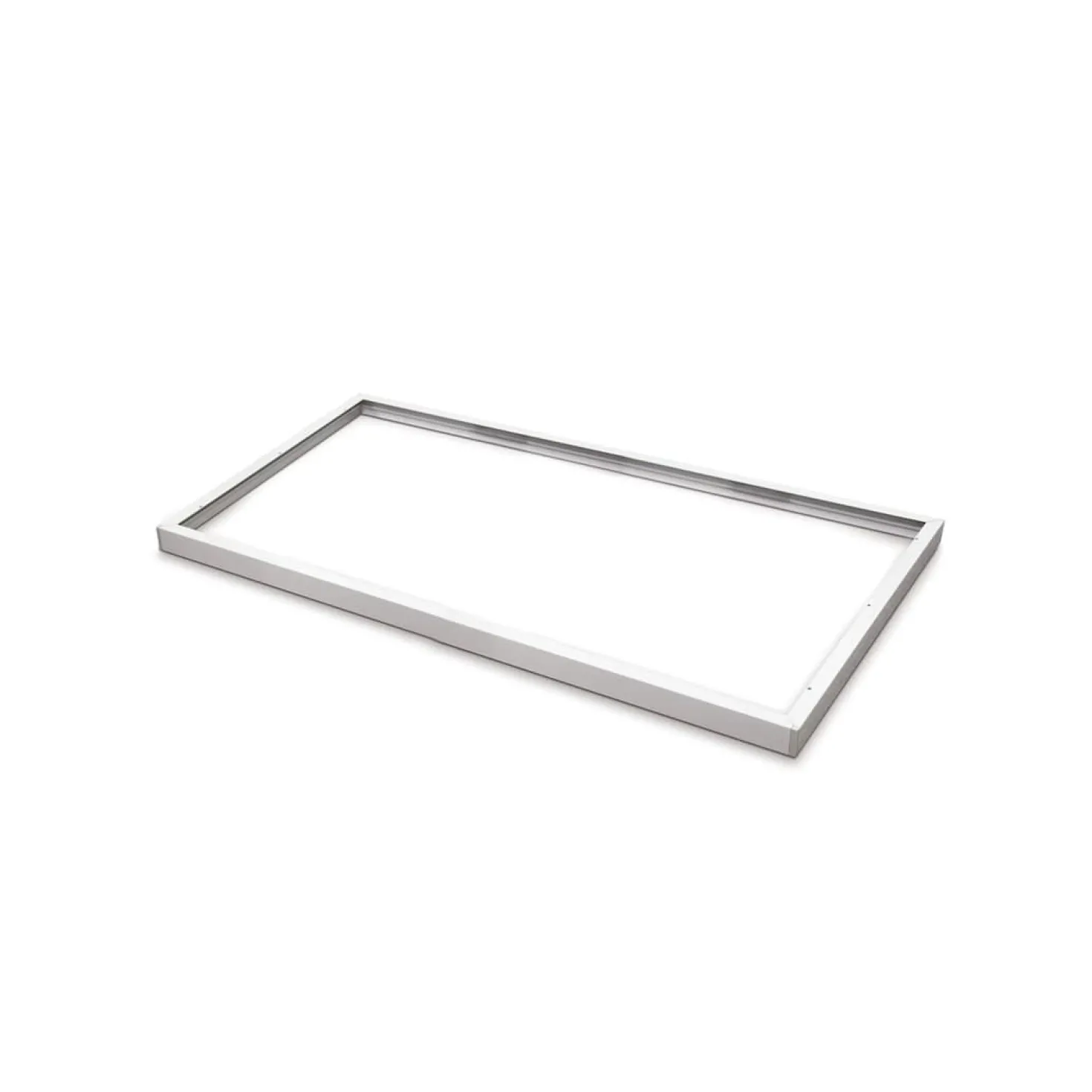 Påbygningsramme til LED Panel 30x60 | 45mm | Skrueløs | Hvid