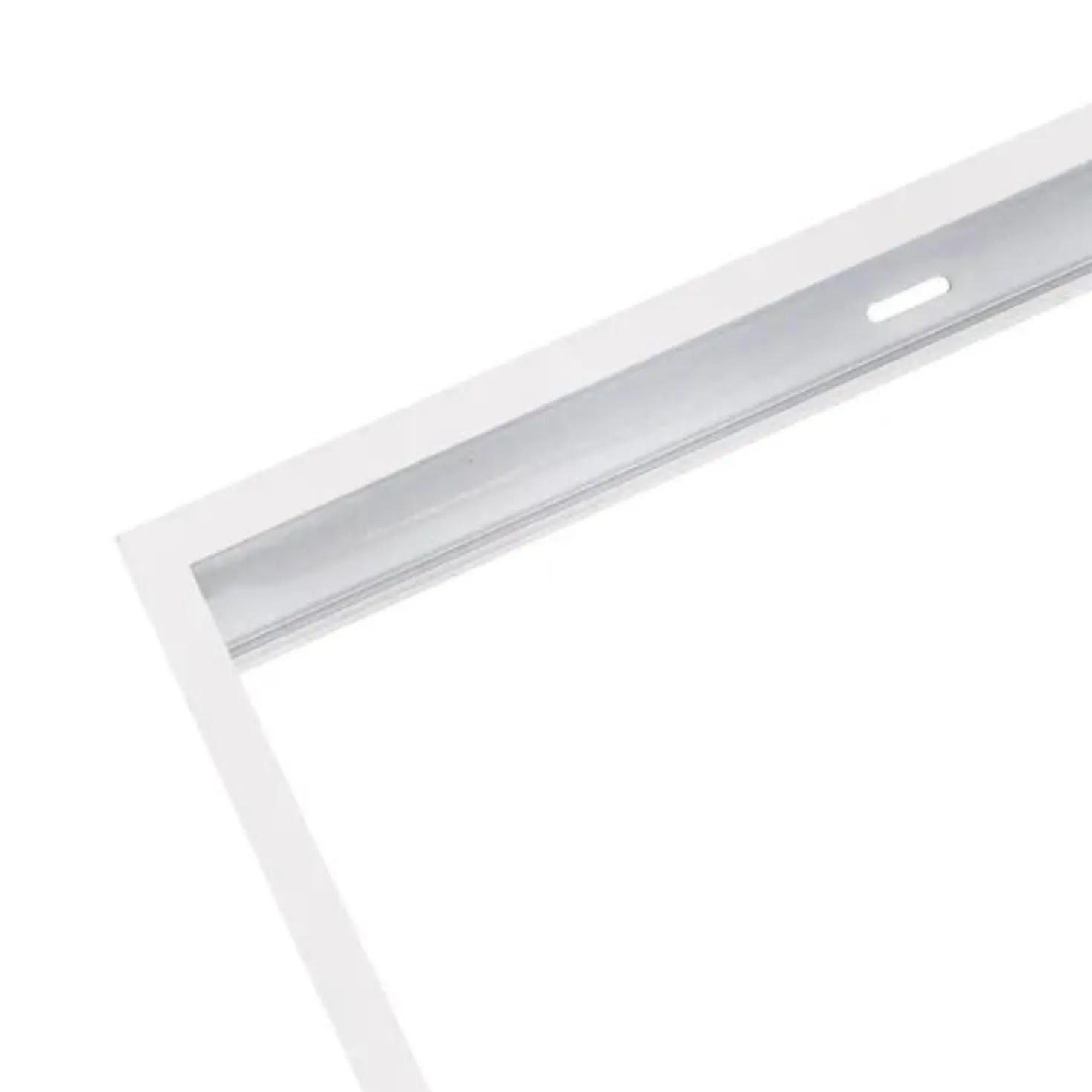 Påbygningsramme til LED Panel 60x120 | 44mm | Hvid
