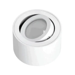 Påbygningsspots | 5 stk. pakke inkl. lyskilder 4000K | Hvid | m. Kip | Indendørs | 230V