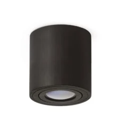 Påbygningsspots | 5 stk. pakke inkl. Gu10 3000K | Dæmpbar | Sort | m. Kip | Indendørs | 230V