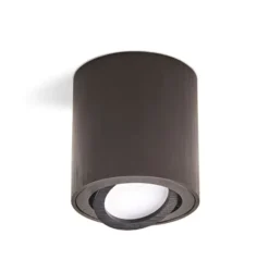 Påbygningsspots | 5 stk. pakke inkl. Gu10 3000K | Dæmpbar | Sort | m. Kip | Indendørs | 230V