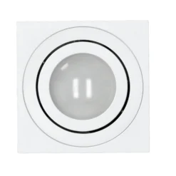 Påbygningsspots | 5 stk. pakke inkl. lyskilder 3000K | Firkant | Hvid | m. Kip | Indendørs | 230V