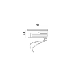 Påbygningsspots | 5 stk. pakke inkl. lyskilder 3000K | Sort | m. Kip | Indendørs | 230V