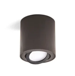 Påbygningsspots | 5 stk. pakke inkl. Gu10 3000K | Sort | m. Kip | Indendørs | 230V