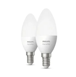 Philips Hue E14 | 2-Pak | White | Kerte | 2700K | 470lm | 5,5W