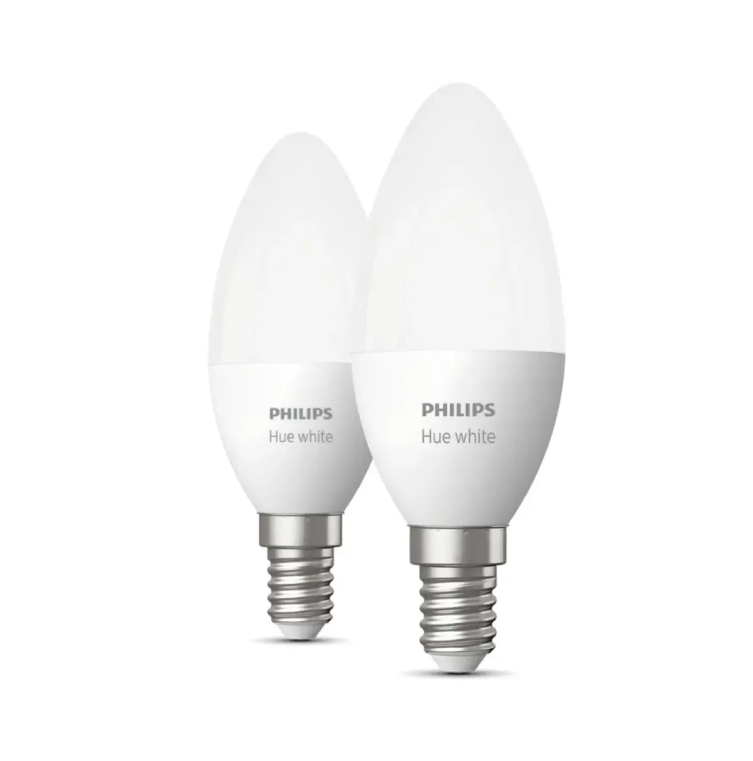 Philips Hue E14 | 2-Pak | White | Kerte | 2700K | 470lm | 5,5W