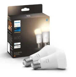 Philips Hue E27 | 2-pak | White | 2700K | 9W | 806lm