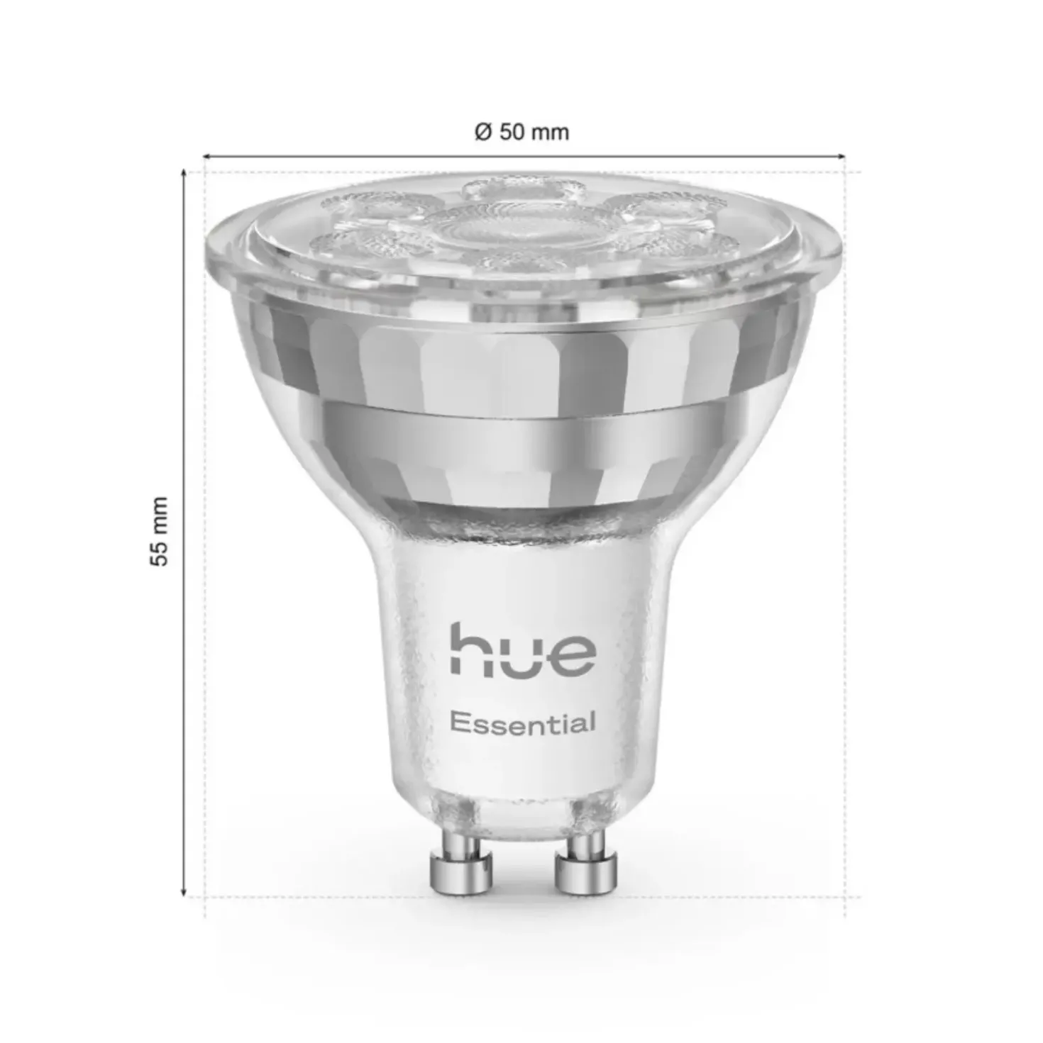 Philips Hue Essential GU10 Startsæt | White & Color Ambiance | Bridge + Switch | 345lm | 4.7W