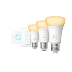 Philips Hue E27 Startsæt | White Ambiance | Bridge + Switch | 1055lm | 11W