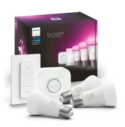 Philips Hue E27 Startsæt | White & Color Ambiance | Bridge + Switch | 1055lm | 11W