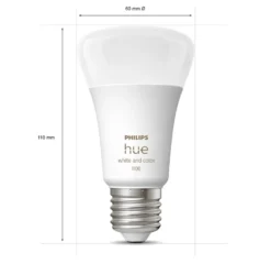 Philips Hue E27 Startsæt | White & Color Ambiance | Bridge + Switch | 1055lm | 11W
