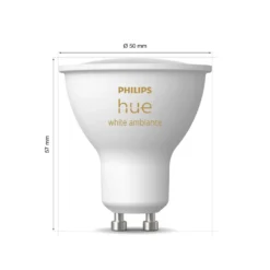 Philips Hue GU10 | 3-pak | White Ambiance | 400lm | 4,2W