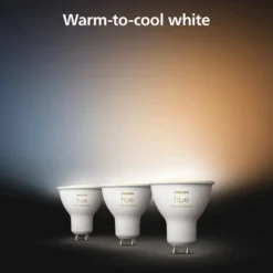 Philips Hue GU10 | 3-pak | White Ambiance | 400lm | 4,2W