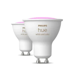 Philips Hue GU10 | 2-pak | White & Color Ambiance | 400lm | 4,2W