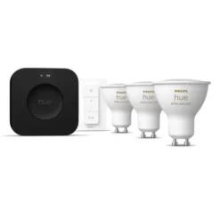 Philips Hue GU10 Startsæt | White & Color Ambiance | Bridge Pro + Switch | 400lm | 4.2W