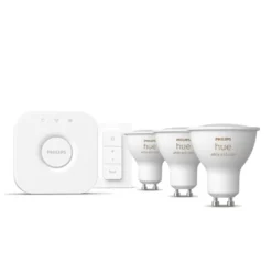 Philips Hue GU10 Startsæt | White & Color Ambiance | Bridge + Switch | 400lm | 4,2W